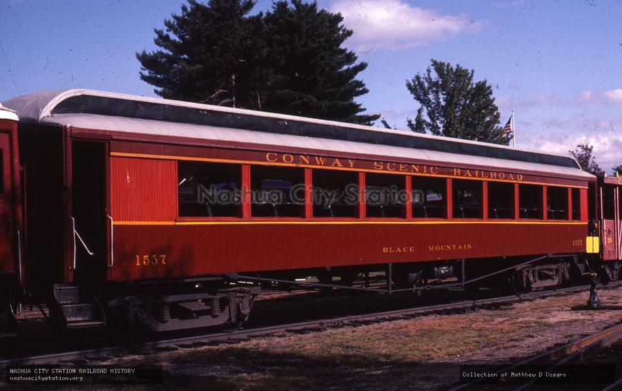 Slide: Conway Scenic Railroad #1557, the Black Mountain